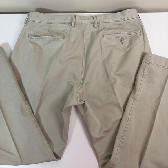 J.Crew Broken-In Urban Slim Fit Chino Pants Khaki Tan Mens 34x30 - Picture 6 of 9